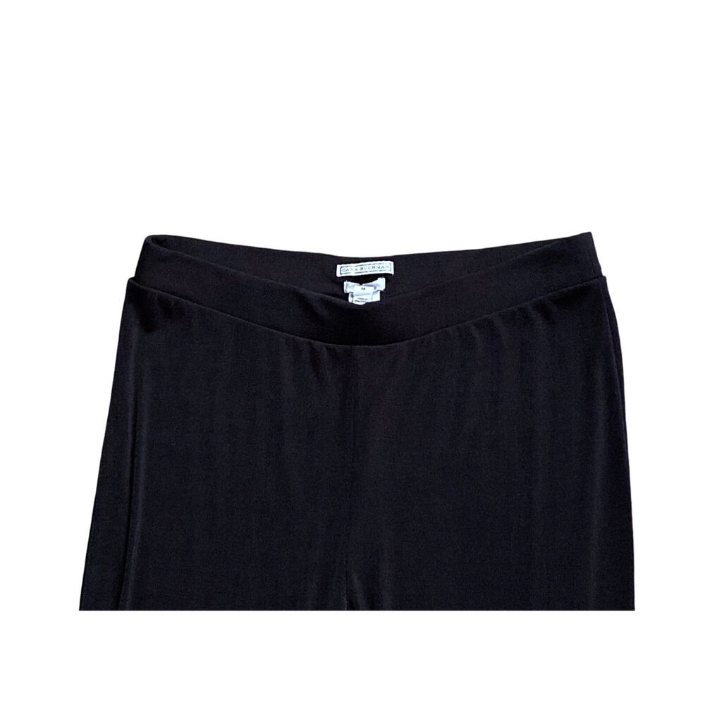 Dana Buchman Travel Anywhere Womens Medium Black Pull On Cropped Pants Stretch - Picture 3 of 4